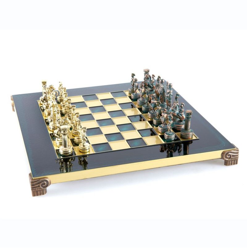 Шахматы "Греко-римский период" green 28*28 см