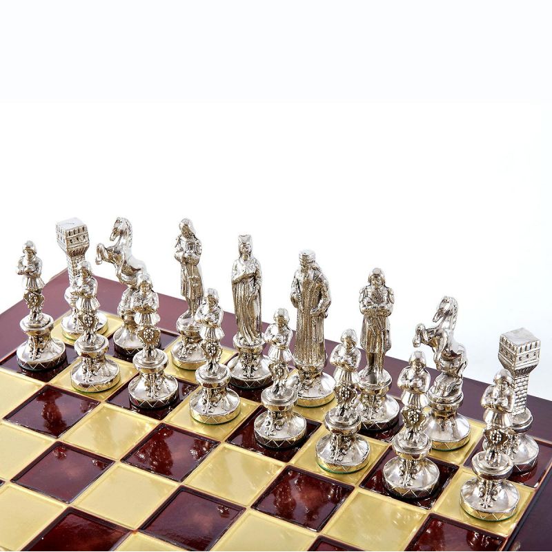 Шахматы "Ренессанс" red 36*36 см