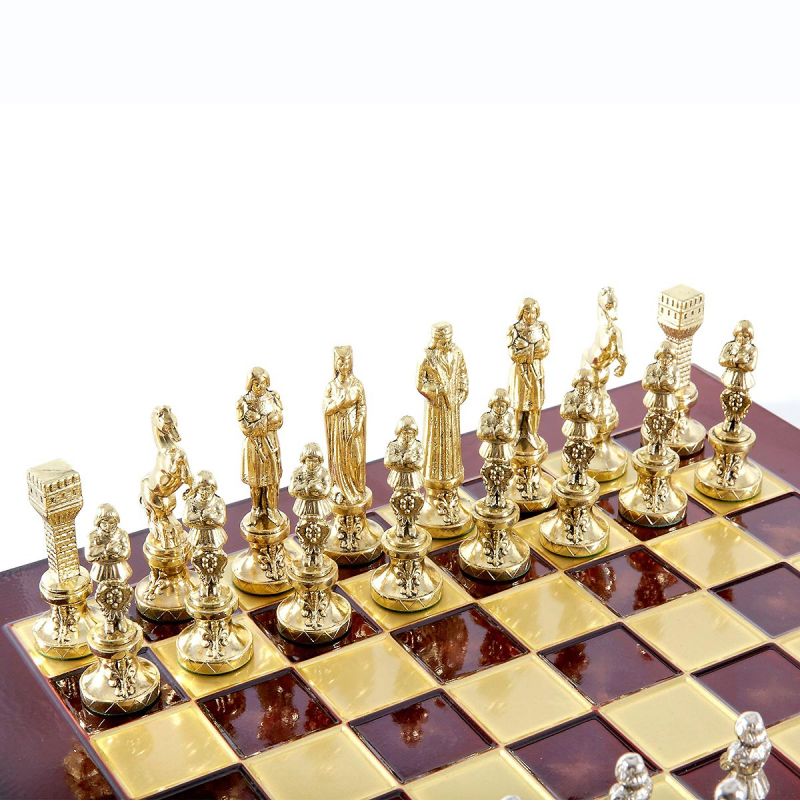 Шахматы "Ренессанс" red 36*36 см
